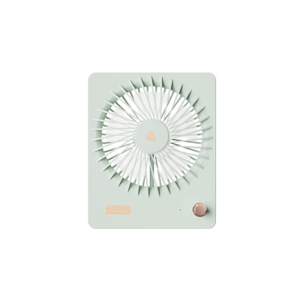 Mini USB Table Fan (Pastel Green)